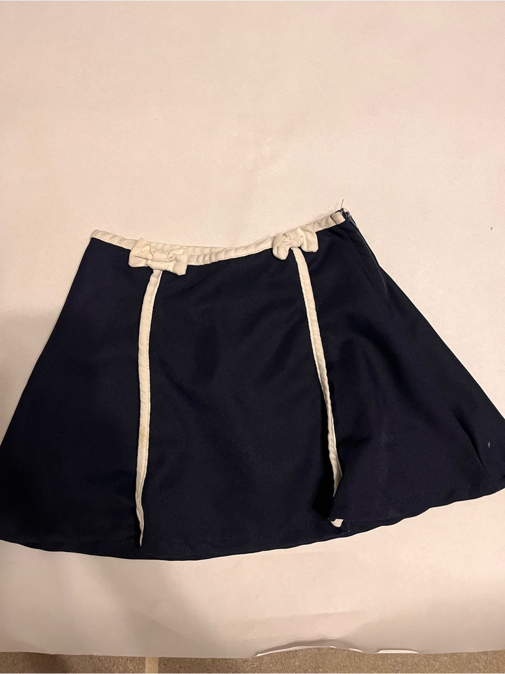 U.S. Polo Assn. Navy skort with bow details